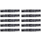 Qty 10: Toothed Mower Blades Fits Simplicity Replaces 5021227ASM