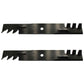 Qty 2: Toothed Mower Blades Fits Ferris Replaces 1521227