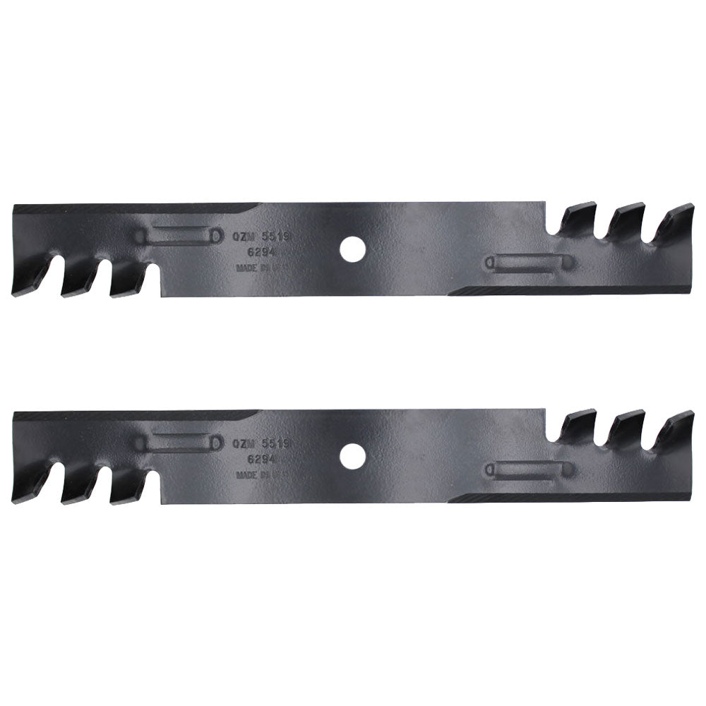 Qty 2: Toothed Mower Blades Fits Exmark Replaces 1-303146