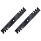 Qty 2: Toothed Mower Blades Fits Simplicity Replaces 5021227ASM