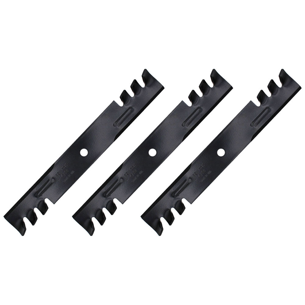 Qty 3: Toothed Mower Blades Fits Jacobsen