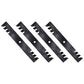 Qty 4: Toothed Mower Blades Fits Oregon
