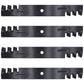 Qty 4: Toothed Mower Blades Fits Bunton