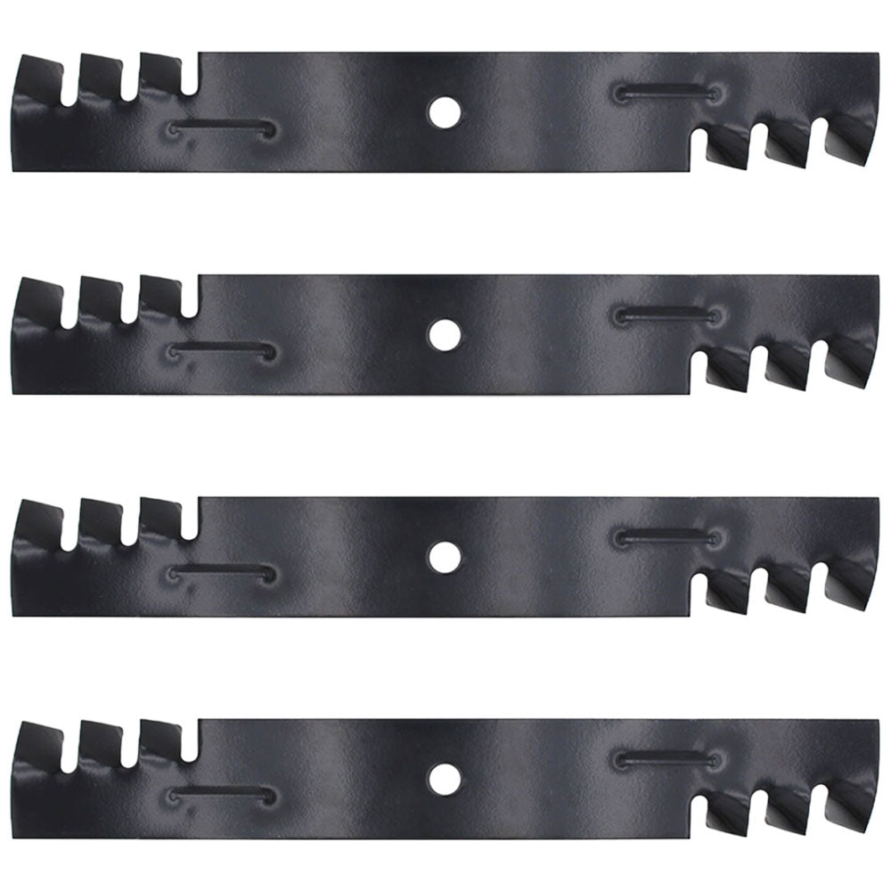 Qty 4: Toothed Mower Blades Fits Dixon Replaces 10715