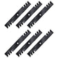 Qty 6: Toothed Mower Blades Fits Great Dane Replaces D18037