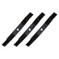 Set of 3 heavy duty Fits Woods 72" mower blades L306 RM306 RM600