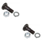 Qty 2: Rotary Cutter Blade Bolt Kit Fits BUSH HOG Replaces 63607BH