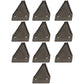 10 Pack Sickle Bar A+ Heavy Super 7 Top Serrated Teeth Blade Sections S20-3407