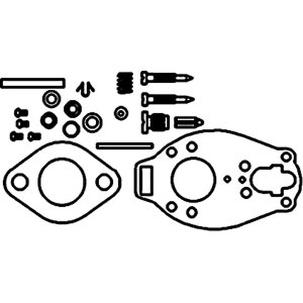 A609370 Basic Carburetor Kit Fits Marvel Schebler TSX749 TSX780 TSX782