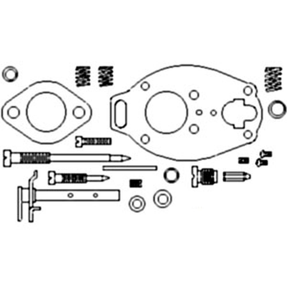 Complete Carburetor Kit Fits Case/International Harvester Replaces A611350