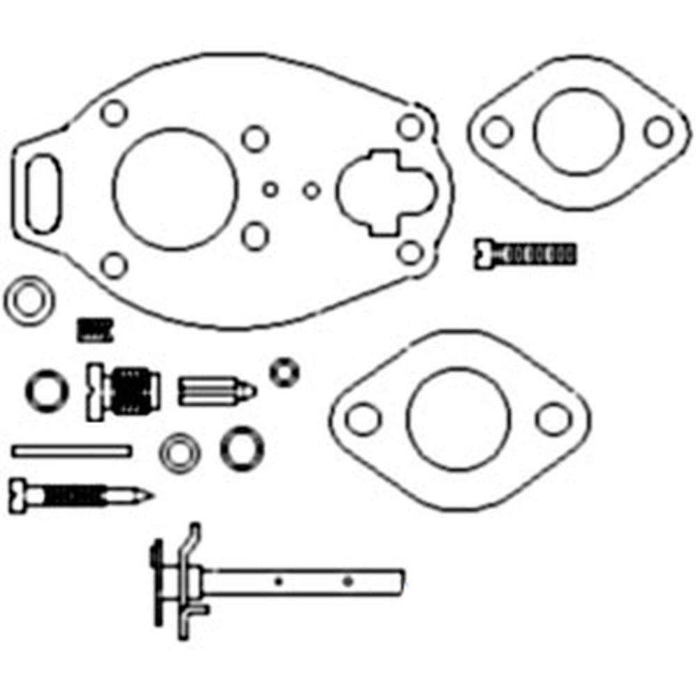 Carburetor Kit Fits Allis Chalmers D17; Wd45