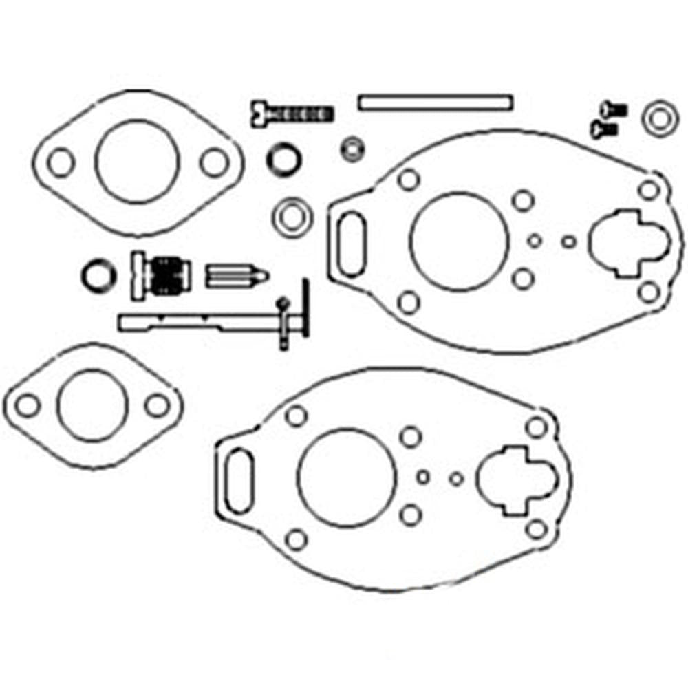 BK318 New Carburetor Kit Fits Case-IH 454, 464, 574, 674, 2400A, 2400B, 2500A+