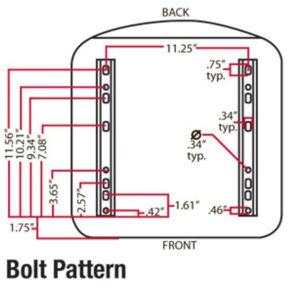 MSG75GBLV-ASSY Grammer Seat Assembly Black Vinyl