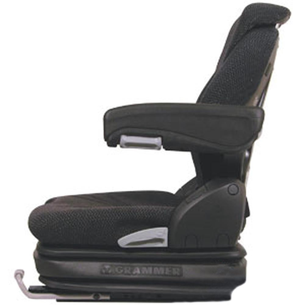 MSG75GGRC-ASSY Grammer Charcoal Cloth Low Profile Air Ride Seat w/ Arm Rests