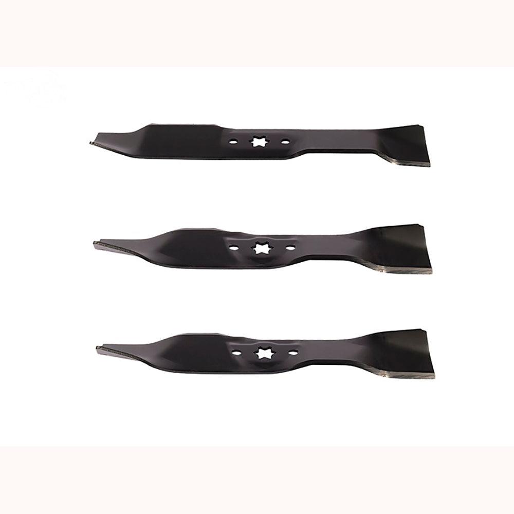 3-pc Mulching Mower Blade Set Fits MTD Replaces 172-7926