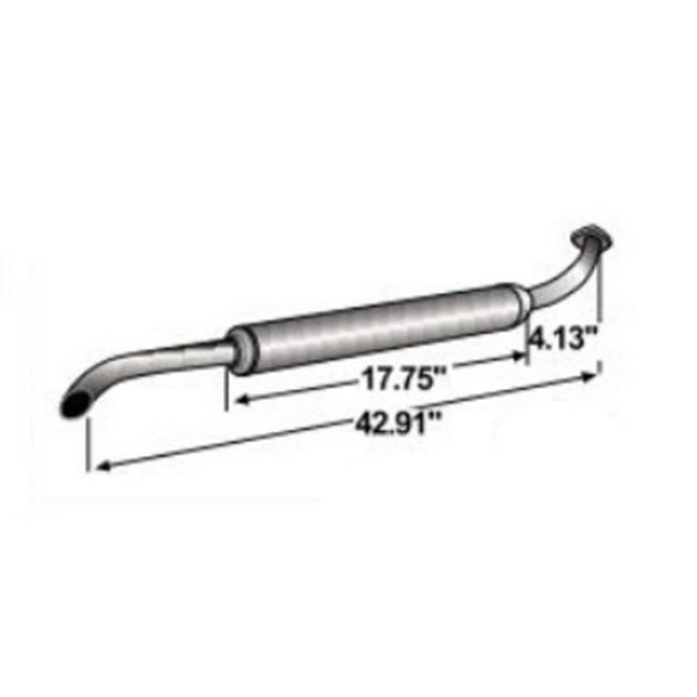 S.71924 Muffler - Vertical Fits Kubota
