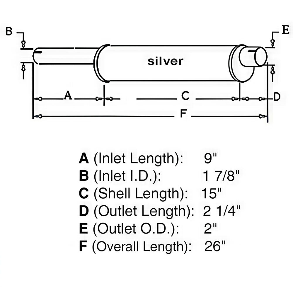 Muffler Minneapolis Moline SUPER 4 STAR 4 Star Jet Star 3 10A14444