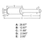 529372R1 Muffler Fits Case-IH 454, 464, 574, 674