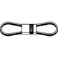 N124017 New Swather Windrower Pitman Drive Belt Fits John Deere 190 290 C168