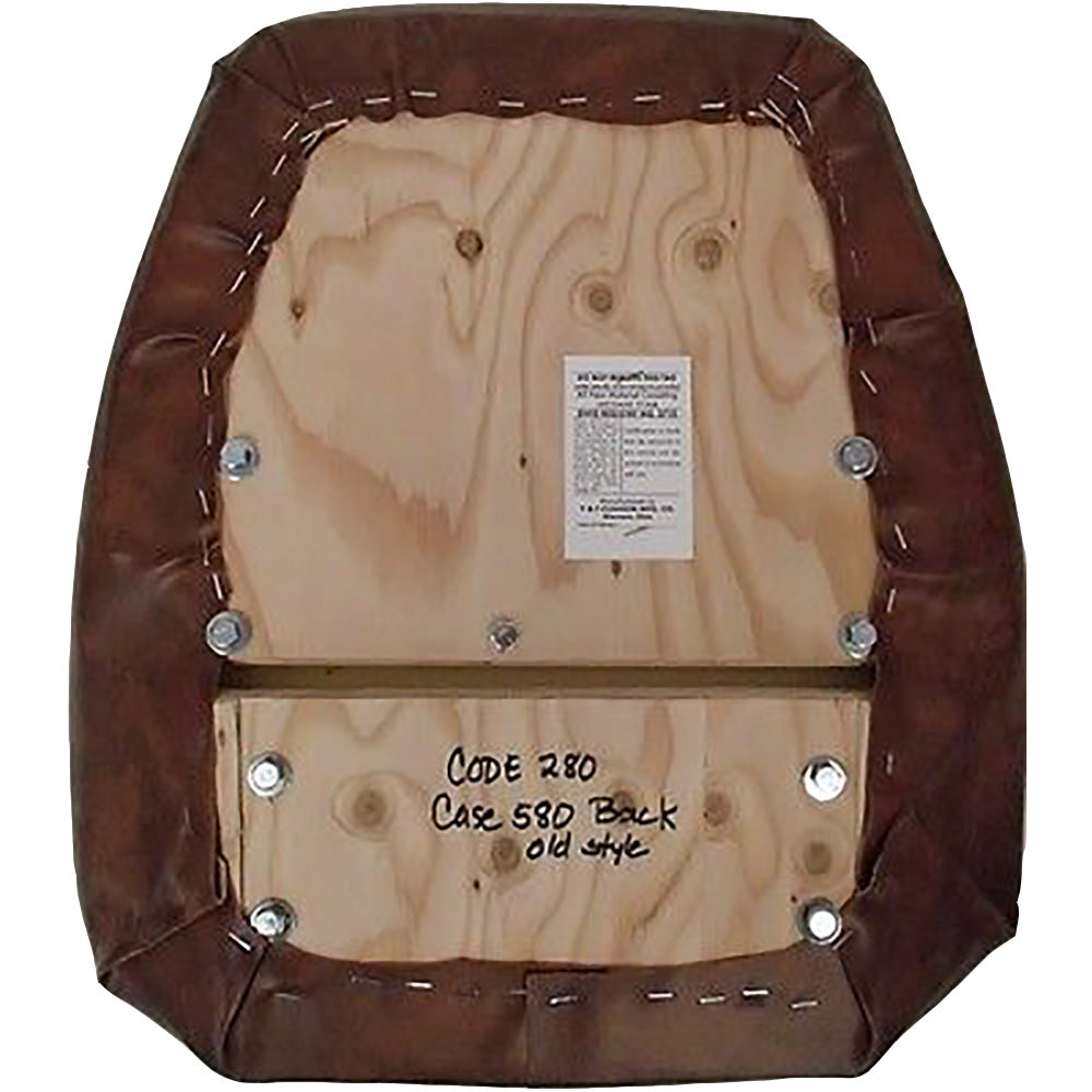 New Brown Suspension Seat Cushion Set N14340 N14341 Fits Case Backhoe Model(s)