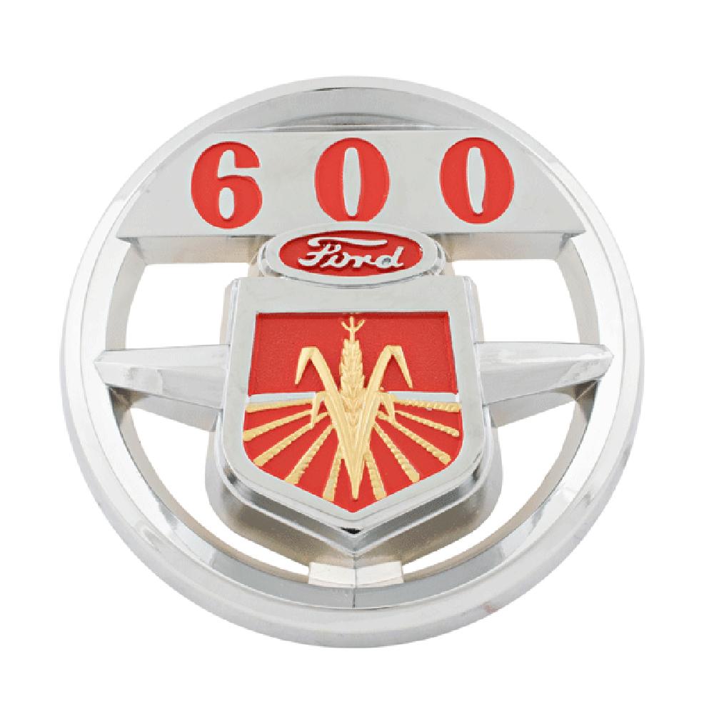 FDS013 Hood Emblem, 1954-57 - Fits Ford 600, 620, 630, 640, 650, 660