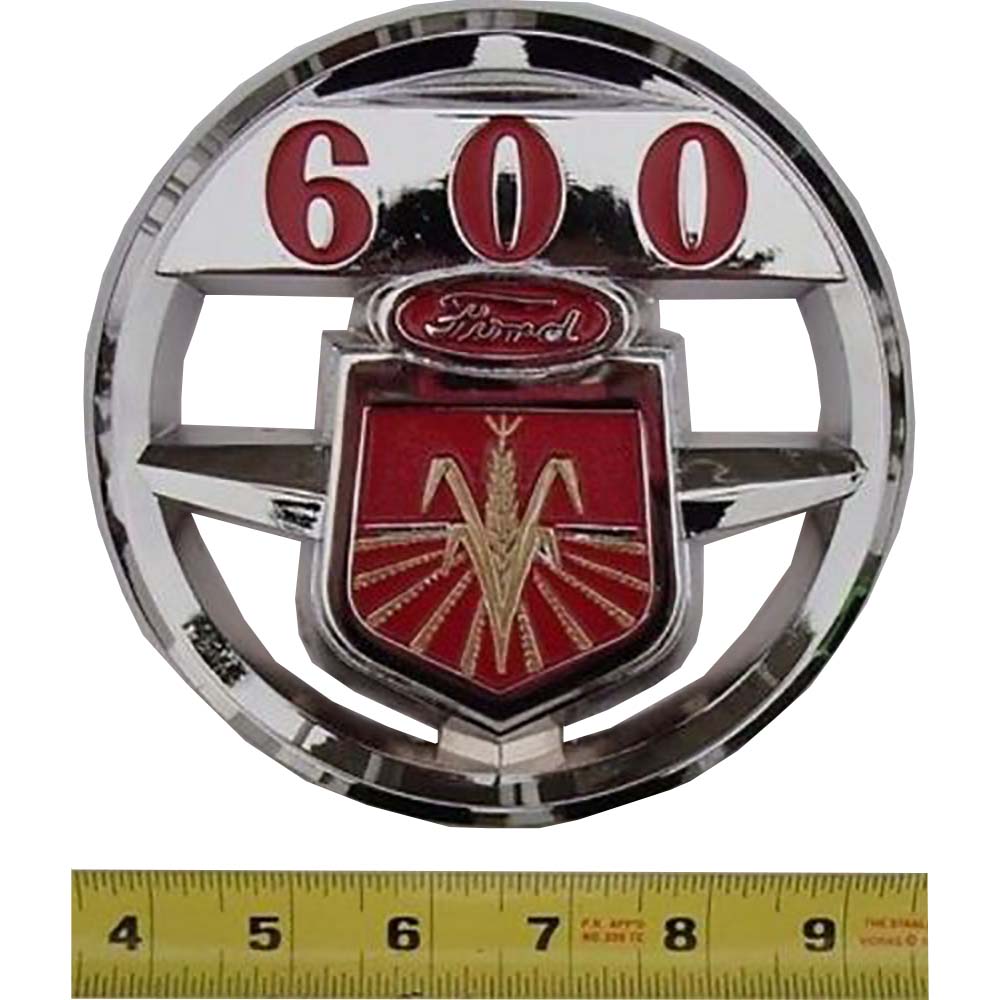 FDS013 Hood Emblem, 1954-57 - Fits Ford 600, 620, 630, 640, 650, 660