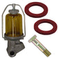 Plastic Gas Fuel Sediment Bowl, Bolt, & Washer Kit Fits Ford 600 601 700 800 801