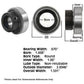 NPC107RPC Tractor Non-Relubri Fits CATable Cylindrical Ball Bearing w Collar