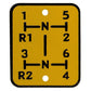OLS1284 Shift Pattern Plate Fits Oliver