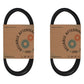 Yazoo/Kees YR 48 Deck Wedge V-Belt 3V800, 3/8 x 80 Set of 2 Also Fits YR 42