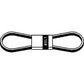 New 3L Fractional Horse Power Belt 3/8-inch Top Width 863.6mm OC Length 7/32"