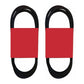 Two (2) Classical V-Belts A-58 4L-600 Mowers Compressors 95099453 SS5L5 SS5N5