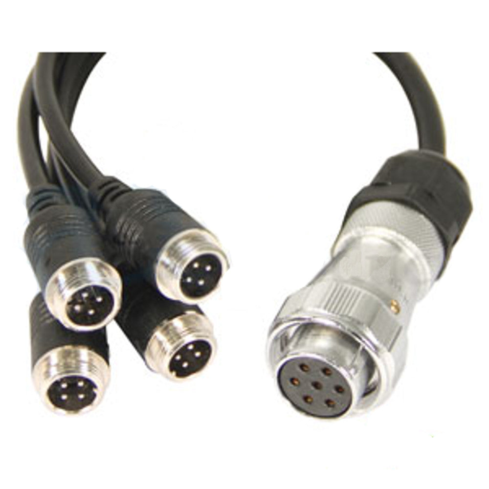 C4SPL Camera End Short 4-Way Splitter Fits CabCam