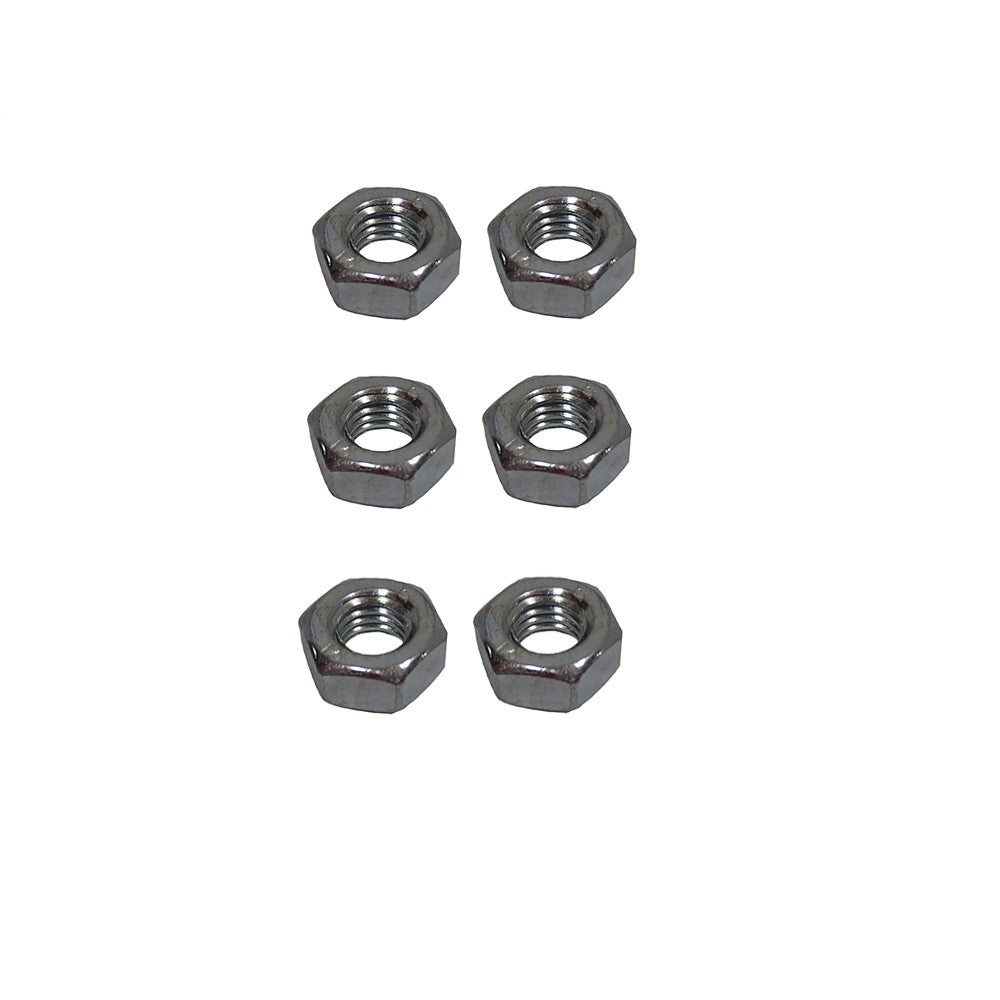Set Of Six (6) Aftermarket Caterpillar M10-1.5 Hex Nuts 2Y5829