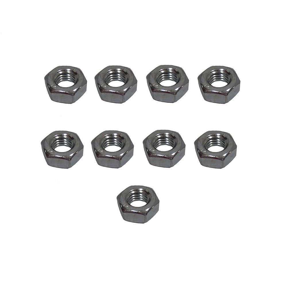 Set Of Nine (9) Aftermarket Caterpillar M10-1.5 Hex Nuts 2Y5829