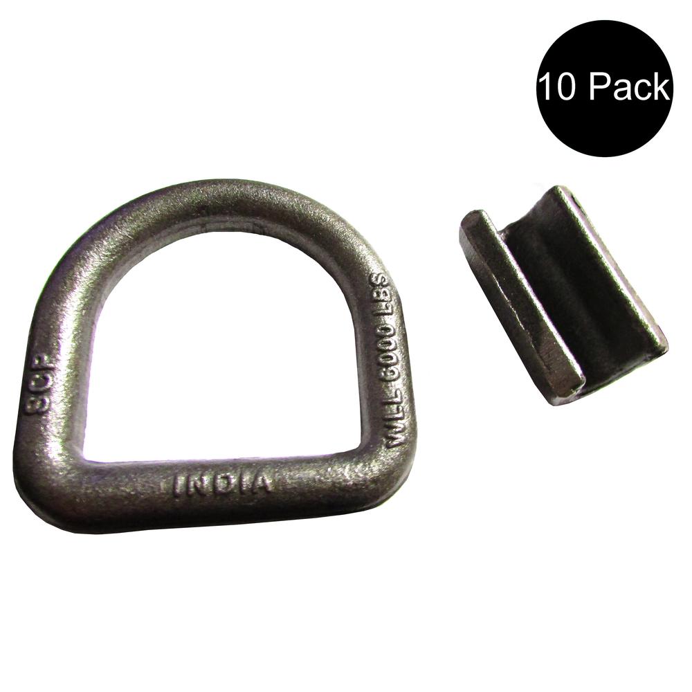 Qty 10: 5/8" Weld On D-Ring Fits Universal Products Replaces OTK20-0223_x10
