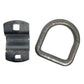 1/2" D Ring Weld or Bolt-on Flatbed Truck Car Trailer Chain Strap Rope Tie Down