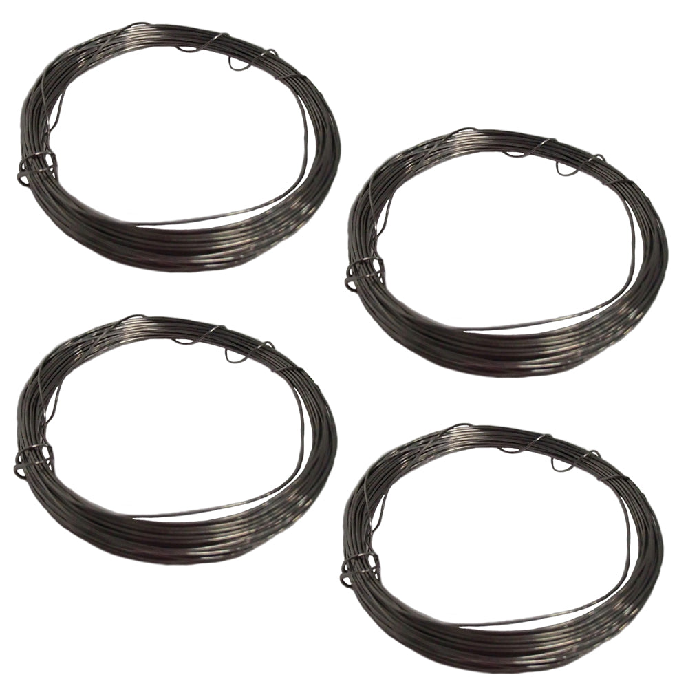 SNARE-Steel Qty 4: Stainless Steel Snare Wire (25 ft) Fits Universal Products