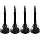 FOUR  6" Diameter Funnels with Inside Screen and Bendable & Detachable Hose
