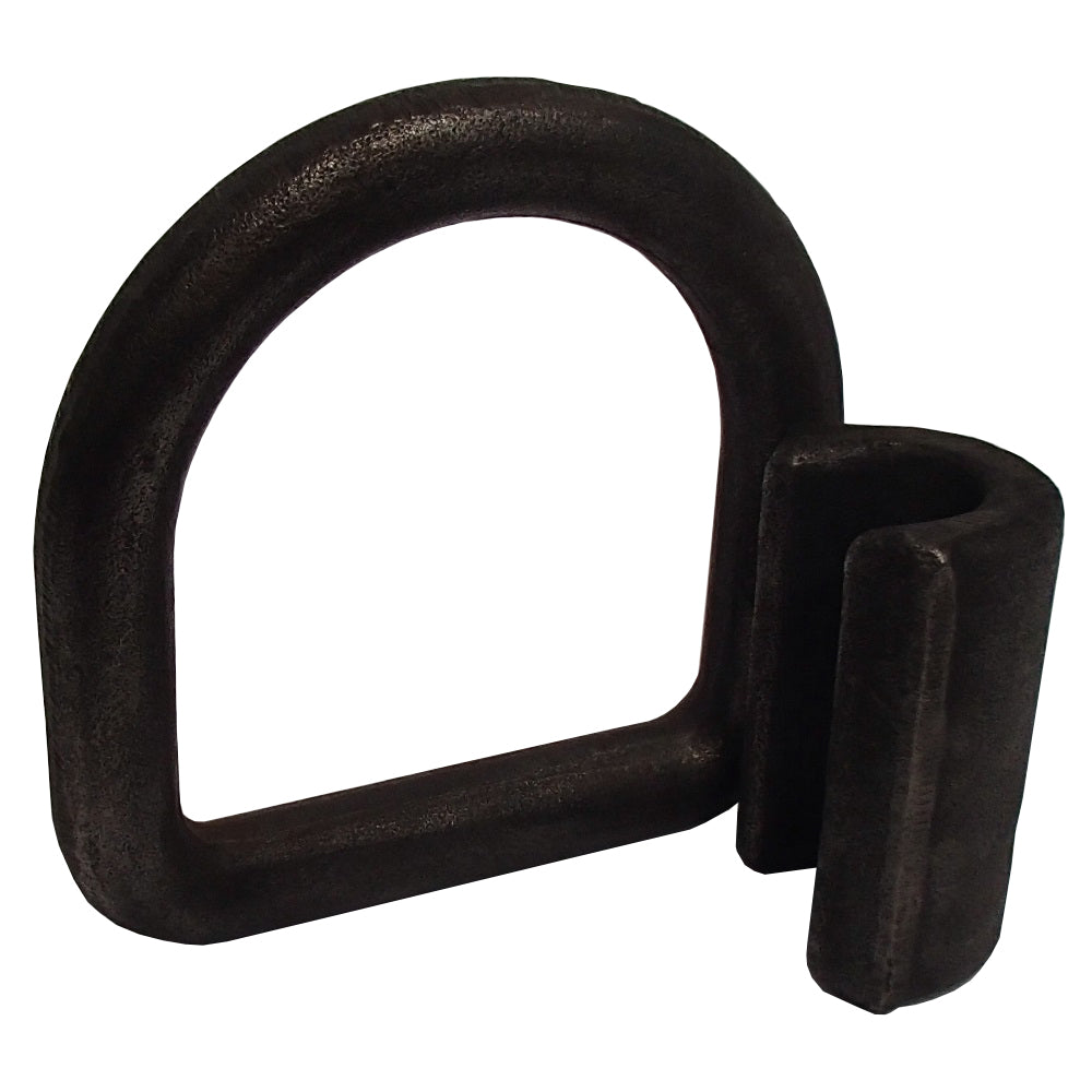 Weld-on 1/2" D Ring Tie Down Rope Loop Zinc 12,000 Rated Trailer Motorcycle ATV