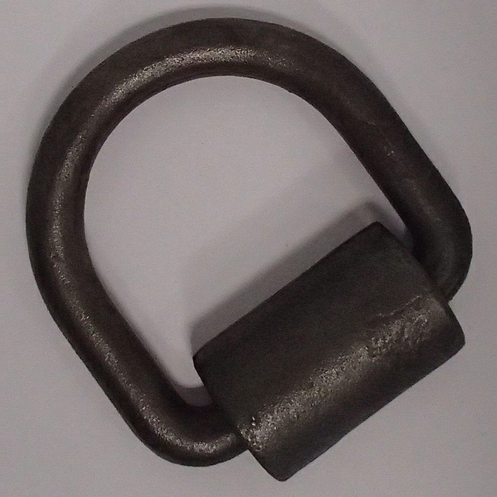 Weld-on 1/2" D Ring Tie Down Rope Loop Zinc 12,000 Rated Trailer Motorcycle ATV