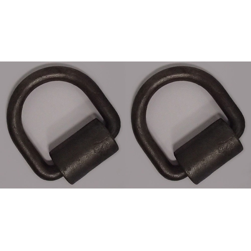 Qty 2: 1/2" Weld On D-Ring Fits Universal Products Replaces DR050-WLD
