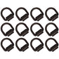 (12 Pack) 1/2" Heavy Duty Weld-On Forged D Ring 10,000 Lbs