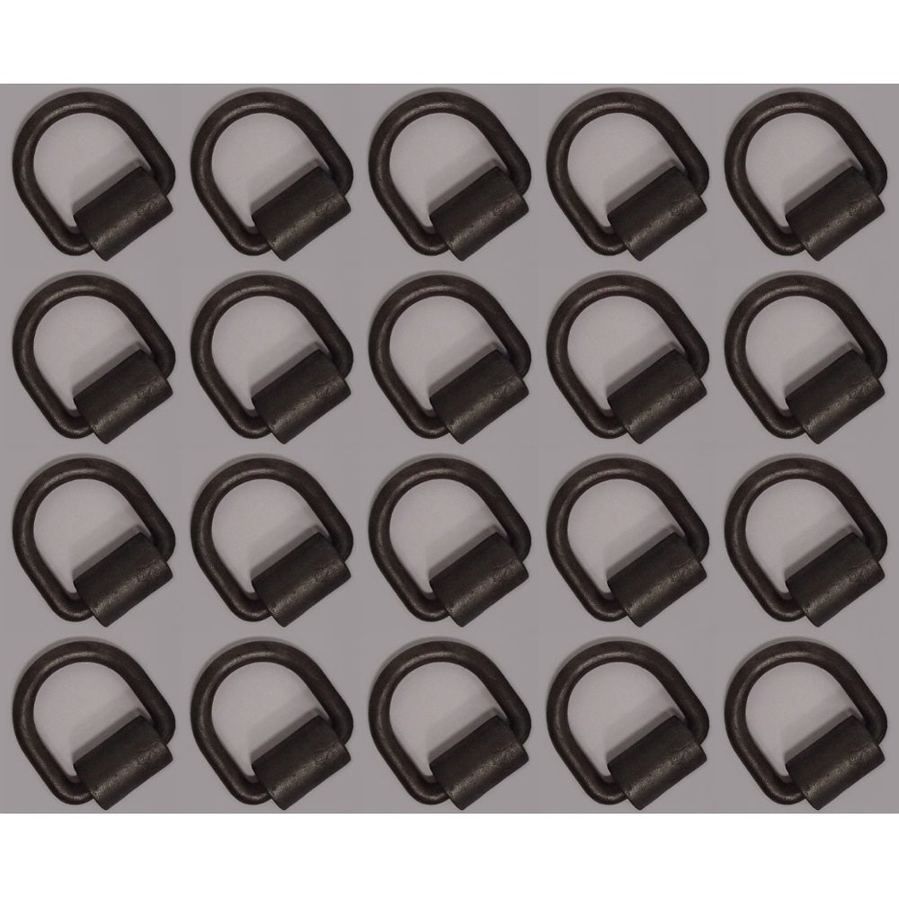 Qty 20: 1/2" Weld On D-Ring Fits Universal Products Replaces DR050-WLD