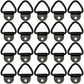 (20) D Ring 1/4" Steel Truck Trailer Motorcycle ATV Rope Chain Tie Down 2,400#
