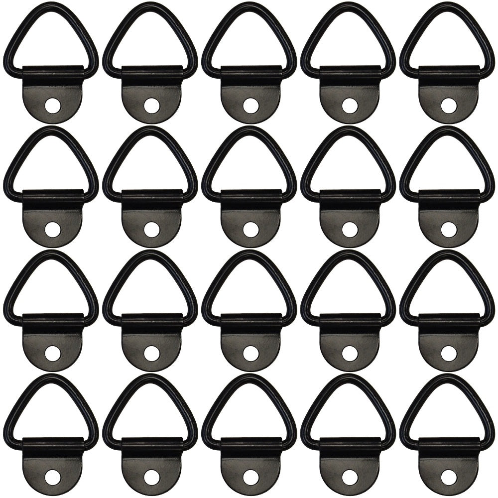 (20) D Ring 1/4" Steel Truck Trailer Motorcycle ATV Rope Chain Tie Down 2,400#