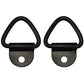 (2) 1/4" Steel D-Ring Truck Trailer Motorcycle ATV Rope Chain Tie Down 2,400#