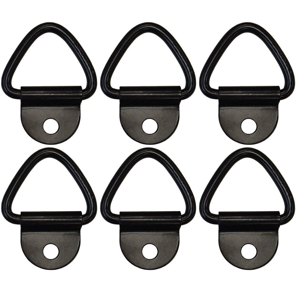 Qty 6: 1/4" Bolt On D-Ring Fits Universal Products Replaces 1000116