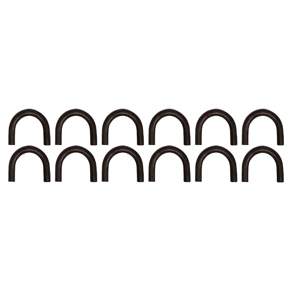 TL20012 12 Pack Heavy Duty D Ring Tie Loops Great for Farms Workshops & More