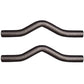 (2) Weld On Steel Rod Safety Chain Clip 3/8" Bar For Trailer Truck Hitch